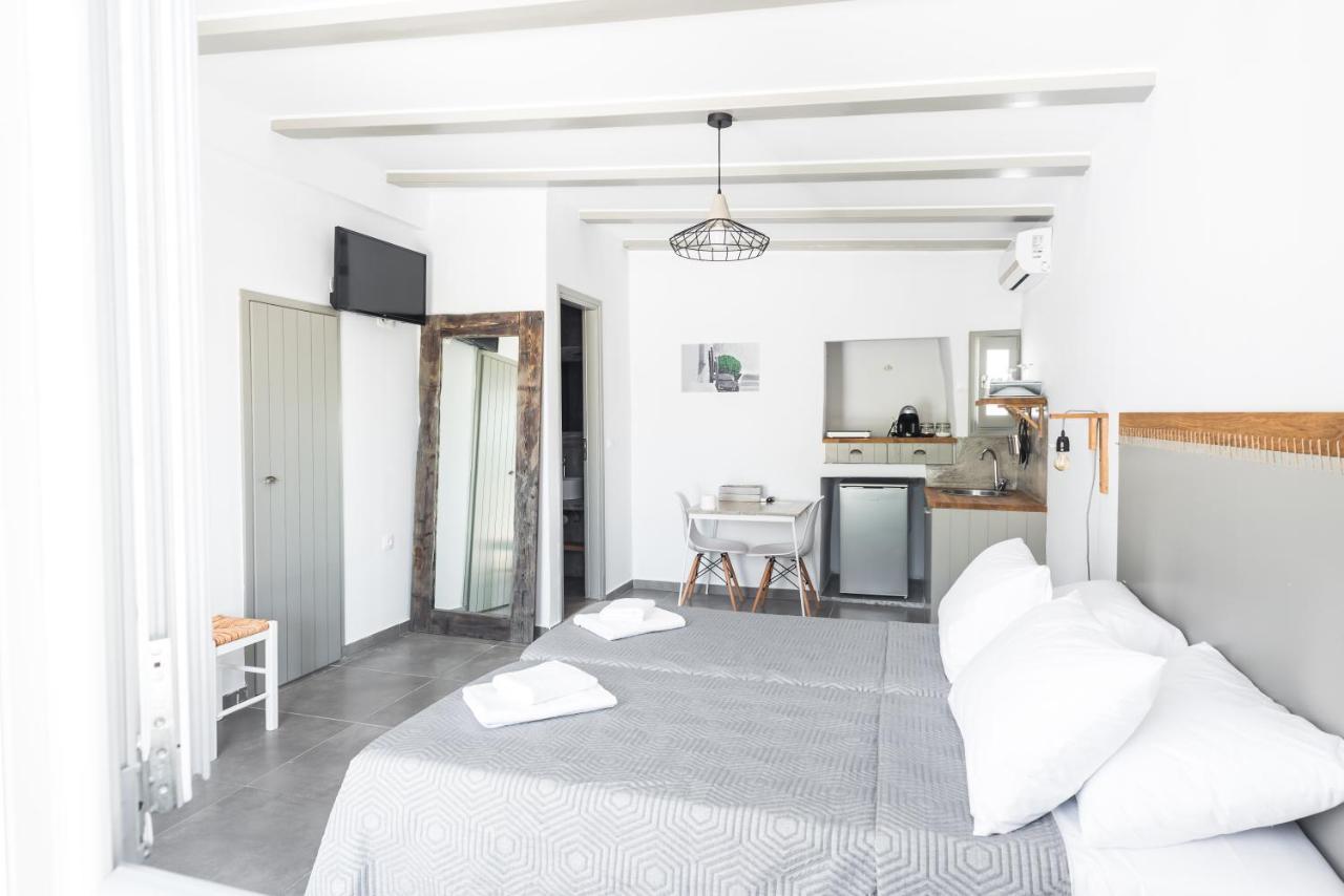 White And Grey Apartman Mykonos Town Kültér fotó