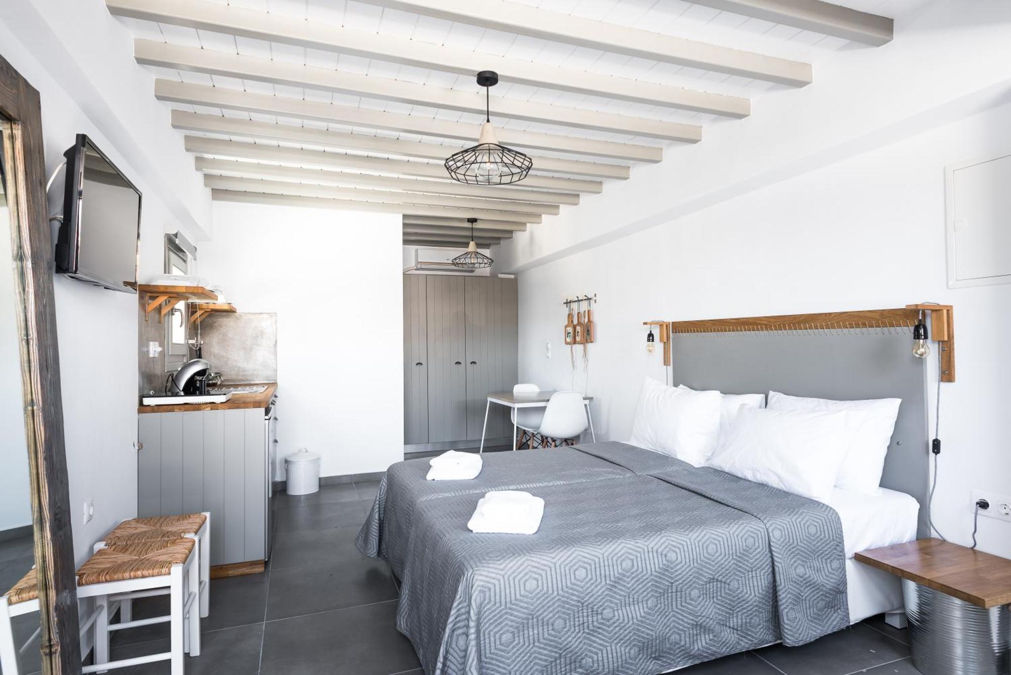 White And Grey Apartman Mykonos Town Kültér fotó