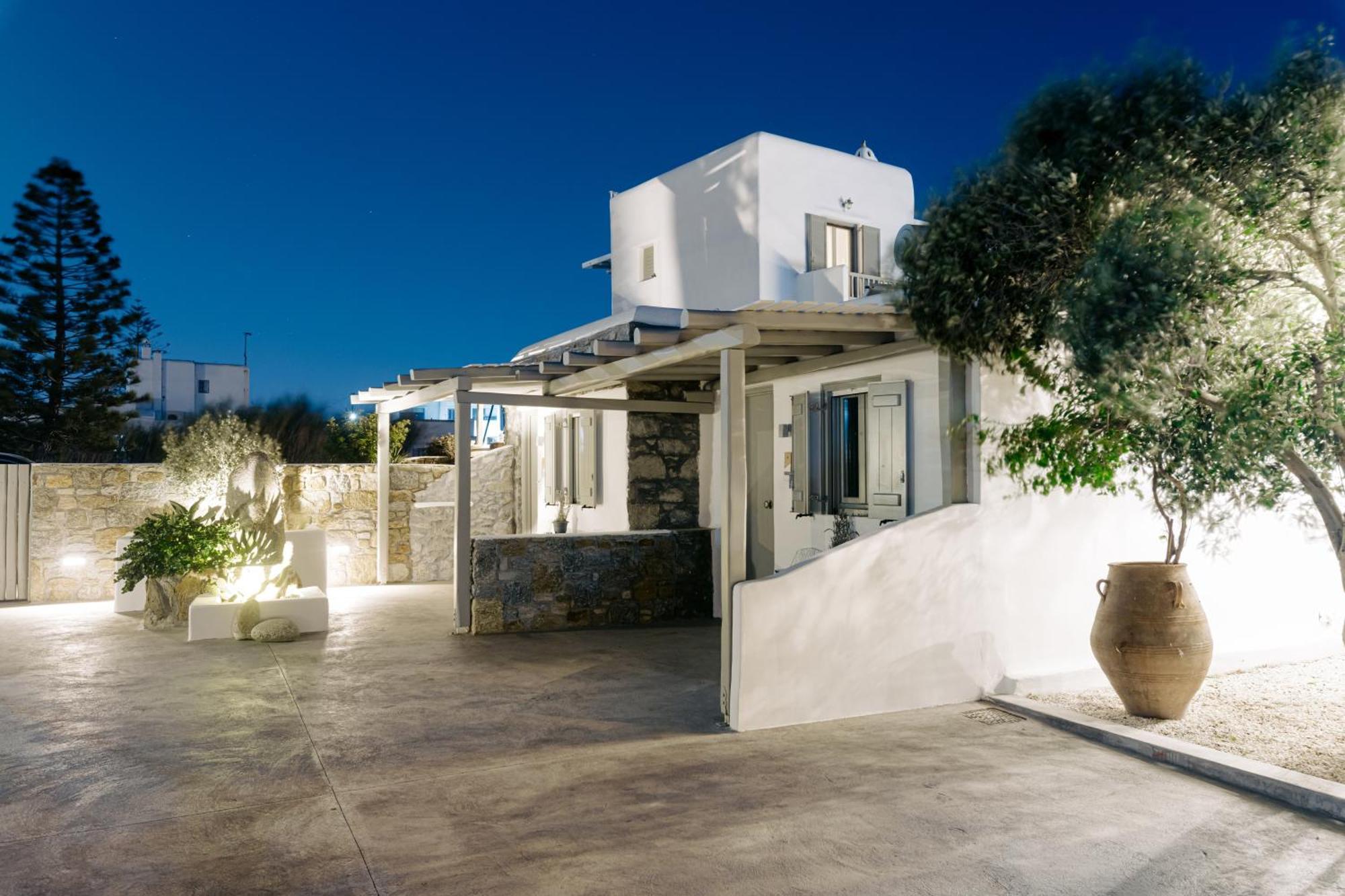 White And Grey Apartman Mykonos Town Kültér fotó