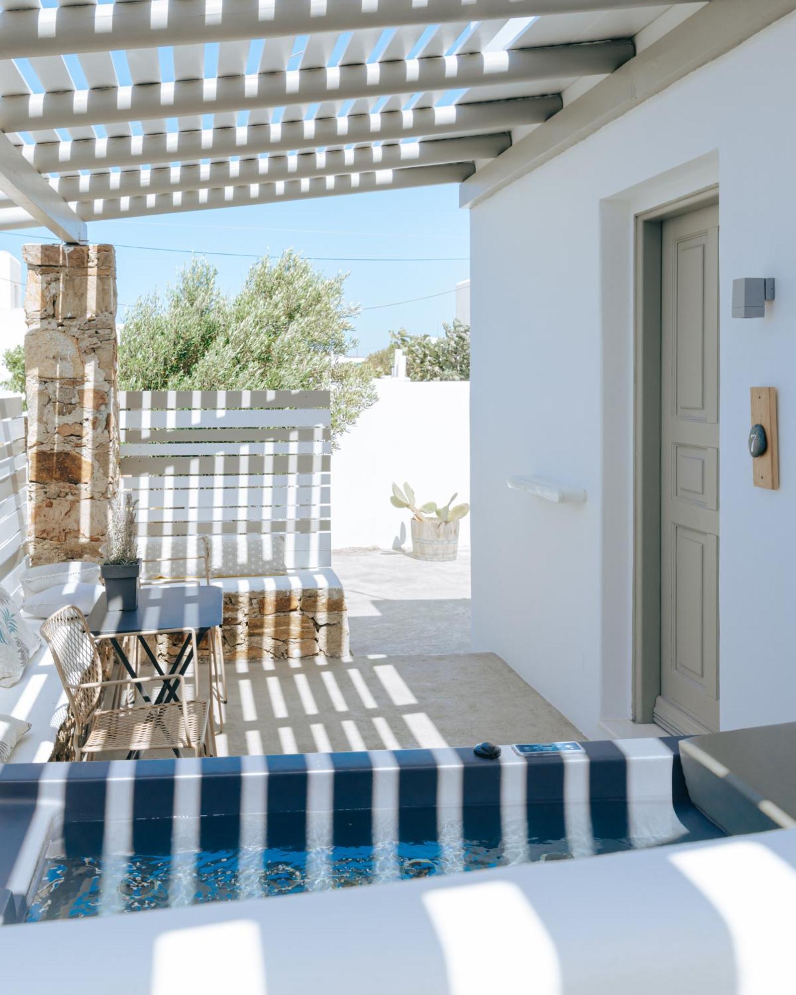 White And Grey Apartman Mykonos Town Szoba fotó